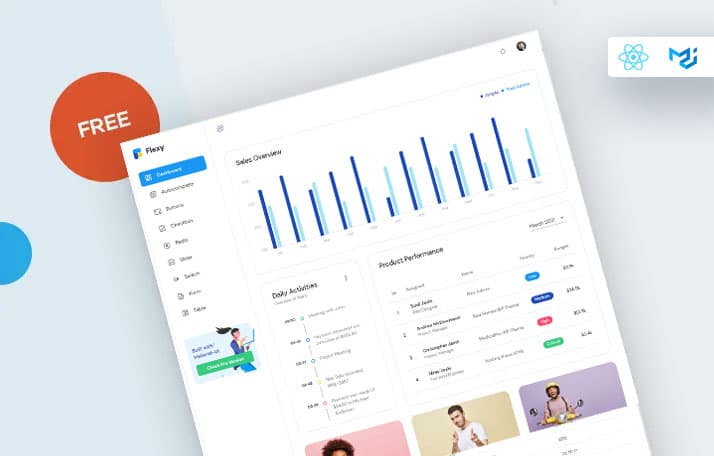 Flexy React Material Admin Lite